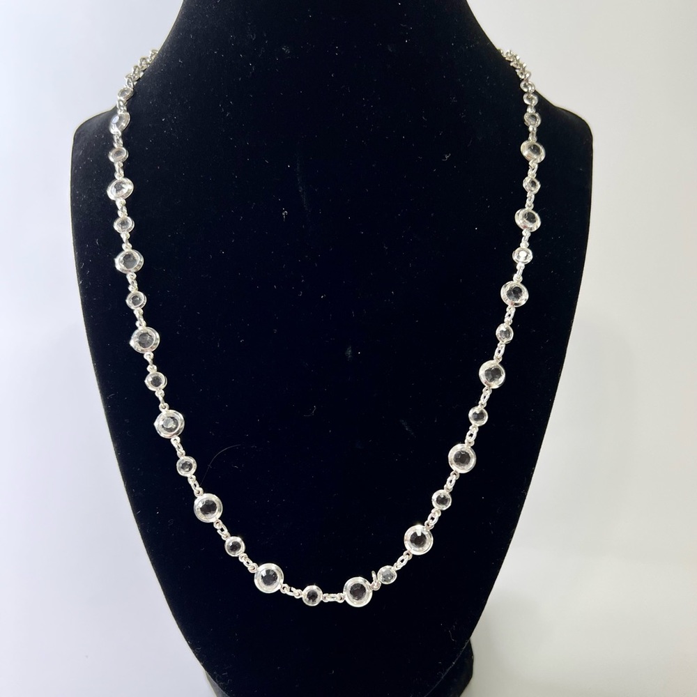Silver color necklace